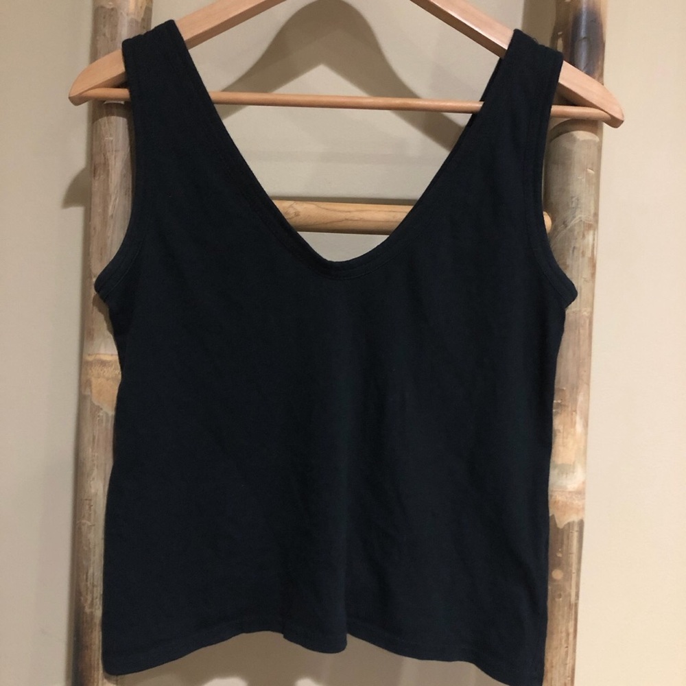 Black tank top